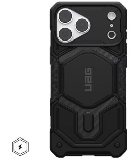 UAG Urban Armor Gear dėklas Monach Pro, suderinamas su MagSafe, skirtas IPHONE 18 Pro Max/17 Pro Max, Juodas (Carbon)
