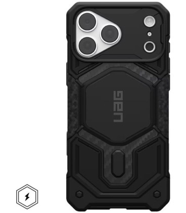 UAG Urban Armor Gear dėklas Monach Pro, suderinamas su MagSafe, skirtas IPHONE 18 Pro Max/17 Pro Max, Juodas (Carbon)
