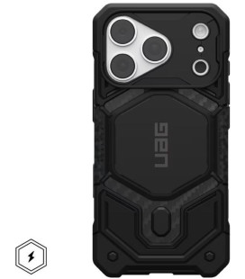 UAG Urban Armor Gear dėklas Monach Pro, suderinamas su MagSafe, skirtas IPHONE 18 Pro /17 Pro, anglies pluoštas
