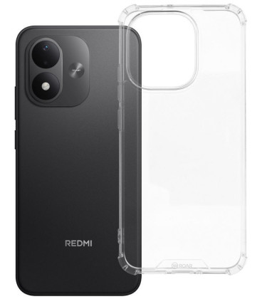 ROAR dėklas ARMOR, skirtas XIAOMI Redmi Note 17 4G / 5G, permatomas