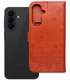 „Flip“ dėklas skirtas Samsung A27 Mezzo Book cats brown