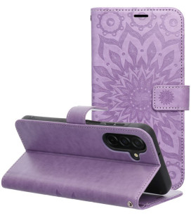 Flip dėklas Samsung A57 5G Mezzo Book mandala violetinė