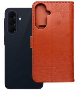 Flip dėklas Samsung A57 5G Mezzo Book cats brown