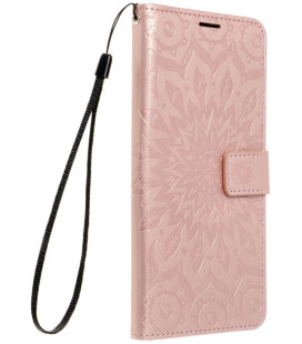 „Flip“ dėklas skirtas Samsung A57 5G Mezzo Book mandala rose gold