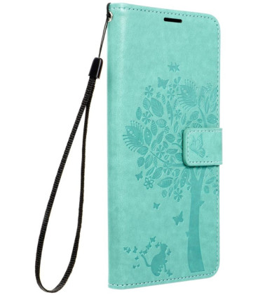 Žalias atverčiamas dėklas Samsung Galaxy A37 5G telefonui "Mezzo Flip Book Tree"