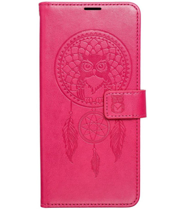 Raudonas atverčiamas dėklas Samsung Galaxy A37 5G telefonui "Mezzo Flip Book Dreamcatcher Magenta"