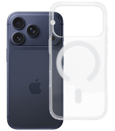 Skaidrus dėklas Apple iPhone 17 Pro / 18 Pro telefonui "Clear Mag Cover (Mid) MagSafe"