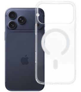 Skaidrus dėklas Apple iPhone 17 Pro Max / 18 Pro Max telefonui "Clear Mag Cover (Mid) MagSafe"