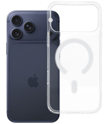 Skaidrus dėklas Apple iPhone 17 Pro Max / 18 Pro Max telefonui "Clear Mag Cover (Mid) MagSafe"