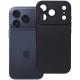 Juodas dėklas Apple iPhone 17 Pro Max / 18 Pro Max telefonui "Matt Case 2.0"
