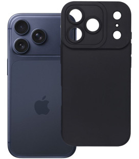 Juodas dėklas Apple iPhone 17 Pro Max / 18 Pro Max telefonui "Matt Case 2.0"