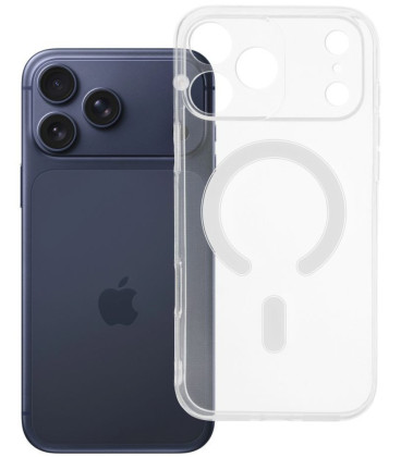 Skaidrus dėklas Apple iPhone 17 Pro Max / 18 Pro Max telefonui "Clear Cover 2.0mm MagSafe"