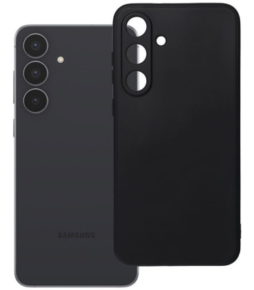 Juodas dėklas Samsung Galaxy S25 FE telefonui "Soft Case"