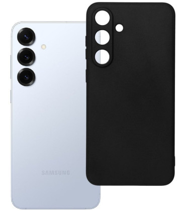 Juodas dėklas Samsung Galaxy S25 Plus telefonui "Soft Case"