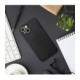 Juodas dėklas Apple iPhone 17 telefonui "Soft Case"