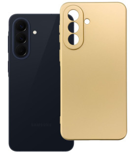 Auksiės spalvos dėklas Samsung Galaxy A57 5G telefonui "Metallic Case"