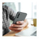 Pilkas dėklas Samsung Galaxy A37 5G telefonui "Metallic Case"