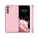 Rožinis dėklas Samsung Galaxy S25 Ultra telefonui "Metallic Case"