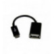 Adapteris iš "microUSB" į USB (OTG) juodas