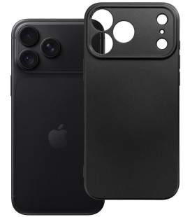Juodas dėklas Apple iPhone 17 Pro Max / 18 Pro Max telefonui "Metallic Case"
