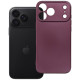 Bordo (Burgundy) dėklas Apple iPhone 17 Pro Max / 18 Pro Max telefonui "Metallic Case"