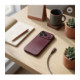 Bordo (Burgundy) dėklas Apple iPhone 17 Pro Max / 18 Pro Max telefonui "Metallic Case"