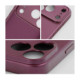 Bordo (Burgundy) dėklas Apple iPhone 17 Pro Max / 18 Pro Max telefonui "Metallic Case"