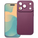 Bordo (Burgundy) dėklas Apple iPhone 17 Pro Max / 18 Pro Max telefonui "Matt Case 2.0"
