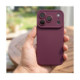 Bordo (Burgundy) dėklas Apple iPhone 17 Pro Max / 18 Pro Max telefonui "Matt Case 2.0"