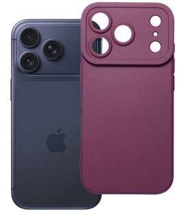 Bordo (Burgundy) dėklas Apple iPhone 17 Pro / 18 Pro telefonui "Matt Case 2.0" 