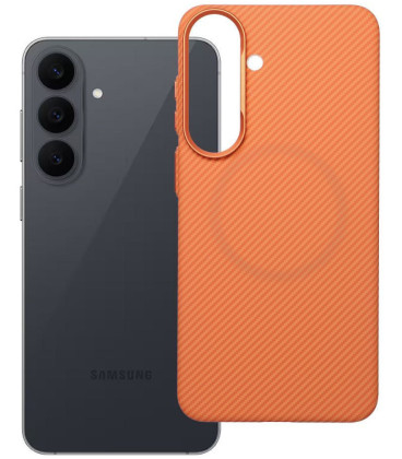 Oranžinis dėklas Samsung Galaxy S26 FE telefonui "K-Look Magsafe"