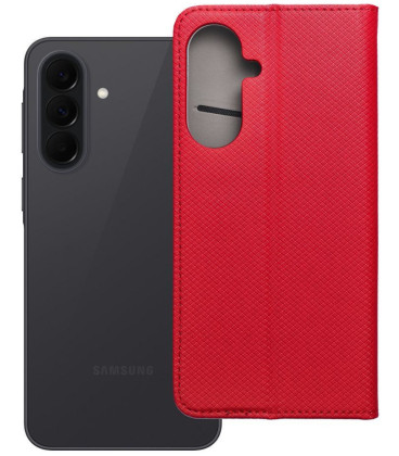 Raudonas atverčiamas dėklas Samsung Galaxy A57 5G telefonui "Smart Case Book"