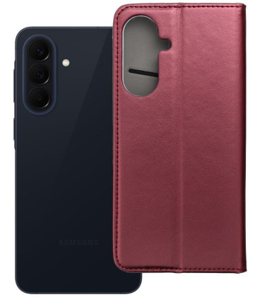 Raudonas atverčiamas dėklas Samsung Galaxy A57 5G telefonui "Smart Magneto"
