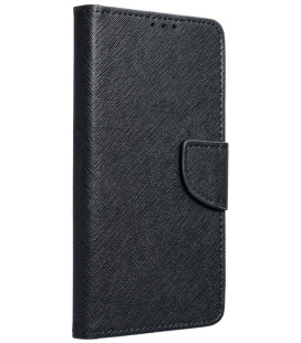 Juodas atverčiamas dėklas Samsung Galaxy A57 5G telefonui "Fancy Book"