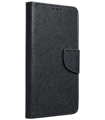 Juodas atverčiamas dėklas Samsung Galaxy A57 5G telefonui "Fancy Book"
