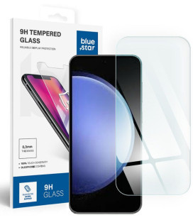 Apsauginis grūdintas stikliukas Samsung Galaxy S25 Plus / S25 Edge telefonui "Blue Star"