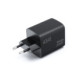 Juodas 1xUSB-A + 2xUSB-C GaN QC4.0 PD 4A 65W pakrovėjas "Blue Star VT-43"