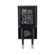 Juodas 1xUSB-A + 1xUSB-C GaN QC4.0 PD 3A 25W pakrovėjas "Blue Star Slim TFK-SC-25WAC"