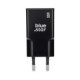 Juodas 2xUSB-C GaN QC4.0 PD 3A 30W pakrovėjas "Blue Star Slim TFK-SC-30WCC"