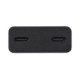 Juodas 2xUSB-C GaN QC4.0 PD 3A 30W pakrovėjas "Blue Star Slim TFK-SC-30WCC"