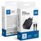 Juodas 1xUSB-C QC3.0 PD 20W 3A pakrovėjas + kabelis USB C į USB C "Blue Star TFB-TC-20WPD"