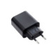 Juodas 1xUSB-C QC3.0 PD 20W 3A pakrovėjas + kabelis USB C į USB C "Blue Star TFB-TC-20WPD"