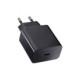 Juodas 1xUSB-C QC3.0 PD 20W 3A pakrovėjas + kabelis USB C į USB C "Blue Star TFB-TC-20WPD"