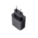 Juodas 1xUSB-C QC3.0 PD 20W 3A pakrovėjas + kabelis USB C į USB C "Blue Star TFB-TC-20WPD"