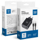 Juodas 1xUSB-C QC4.0 PD 3A 45W pakrovėjas + kabelis USB C į USB C "Blue Star TFB-TC-45WPD"