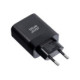 Juodas 1xUSB-C QC4.0 PD 3A 45W pakrovėjas + kabelis USB C į USB C "Blue Star TFB-TC-45WPD"