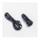Juodas 1xUSB-A 1xUSB-C QC3.0 PD AFC PPS 3A 25W automobilinis pakrovėjas + kabelis USB C į USB C "Blue Star"