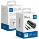 Juodas 1xUSB-A 1xUSB-C QC3.0 PD AFC PPS 3A 30W automobilinis pakrovėjas + kabelis USB C į USB C "Blue Star"