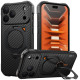 Juodas (Aramid) dėklas Apple iPhone 17 Pro Max / 18 Pro Max telefonui "Supcase Aero MAG Magsafe"