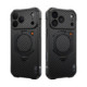 Juodas (Aramid) dėklas Apple iPhone 17 Pro Max / 18 Pro Max telefonui "Supcase Aero MAG Magsafe"
